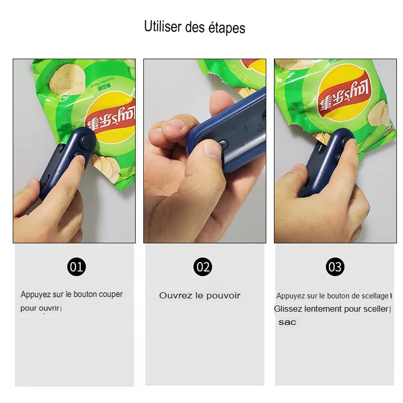 Mini Machine de scellage de sac thermique Portable