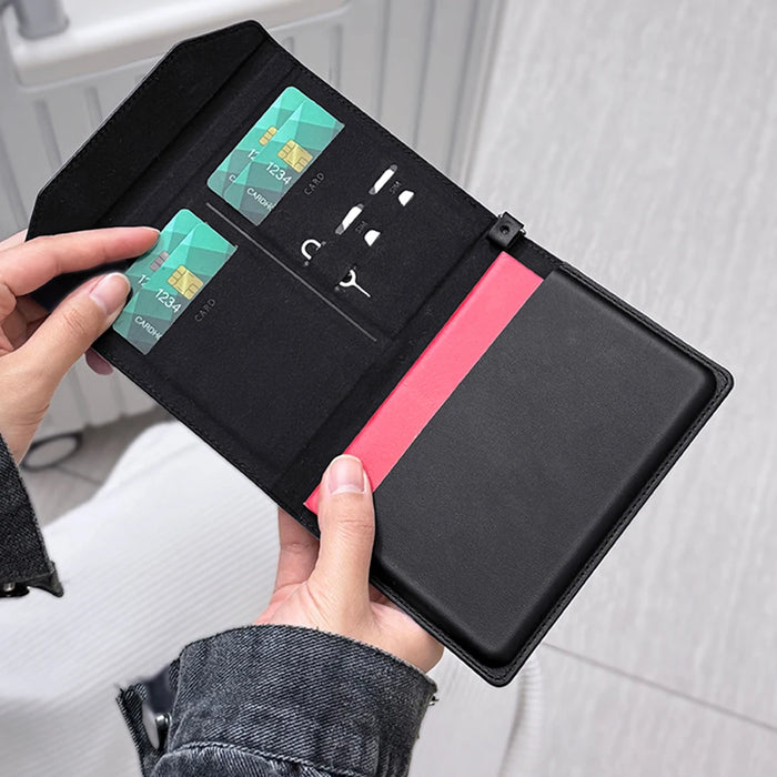 Porte-Passeport de Luxe Multifonction