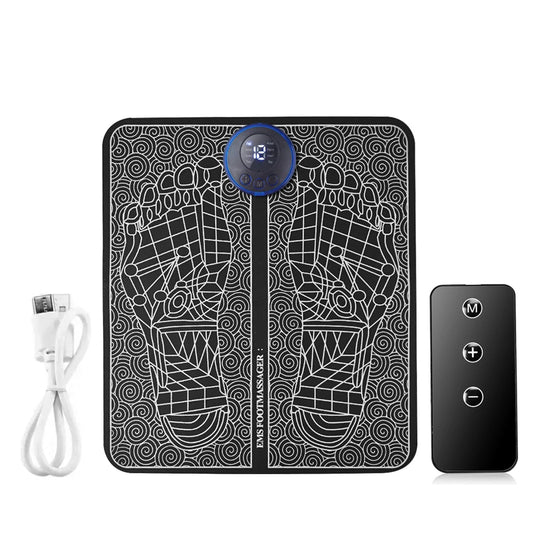 Tapis de massage électrique des pieds (EMS) Télécommander