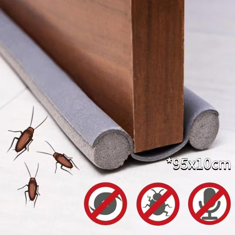 🚪2 pièces Joint d’Étanchéité de Bas de Porte – Anti-Rats &amp; Anti-Cafards