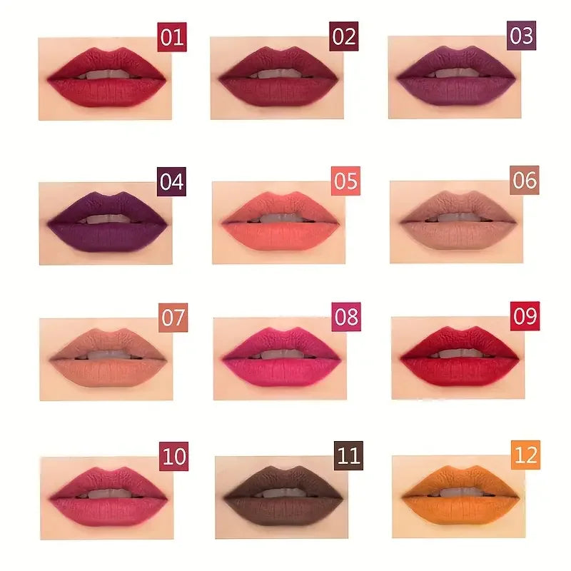 Coffret 12 Crayons Lèvres – Couleurs Ultra Tendance CIV
