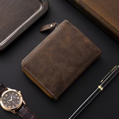 Portefeuille Homme Multifonctionnel en Cuir Premium