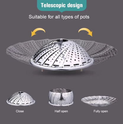 Cuisinière Vapeur Telescopique Pliable