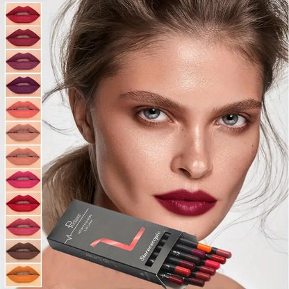 Coffret 12 Crayons Lèvres – Couleurs Ultra Tendance CIV