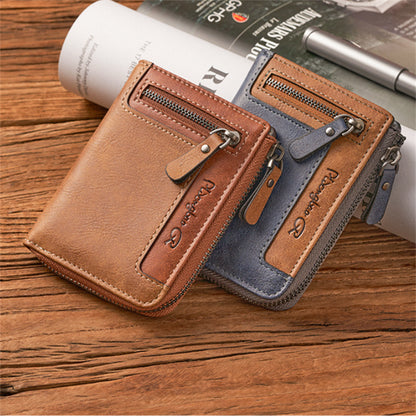 Portefeuille Homme Multifonctionnel en Cuir Premium