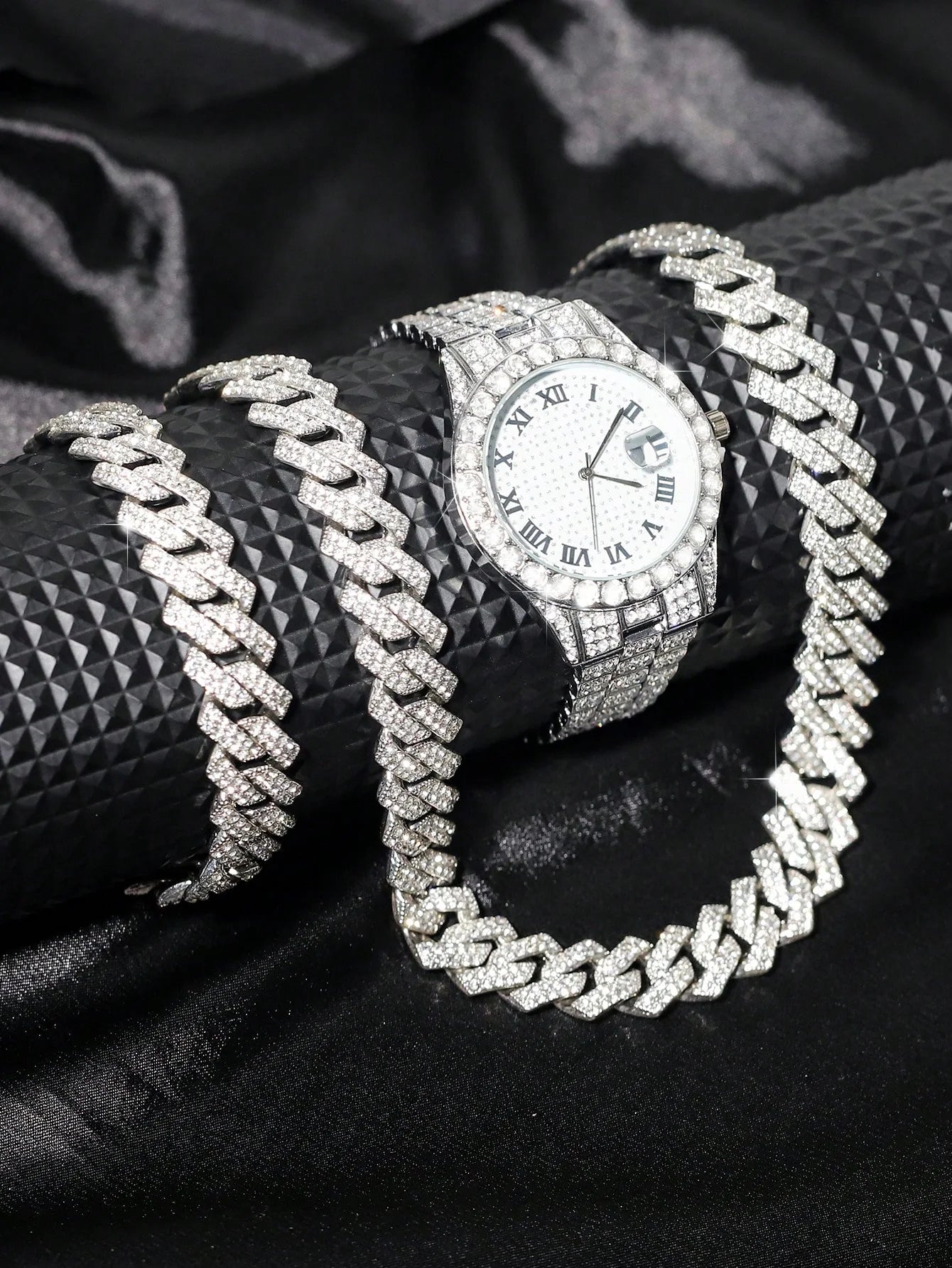 Pack Prestige Homme – Montre + Collier + Bracelet