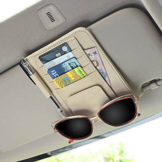 Organisateur de Visière de Voiture — Rangement Intelligent