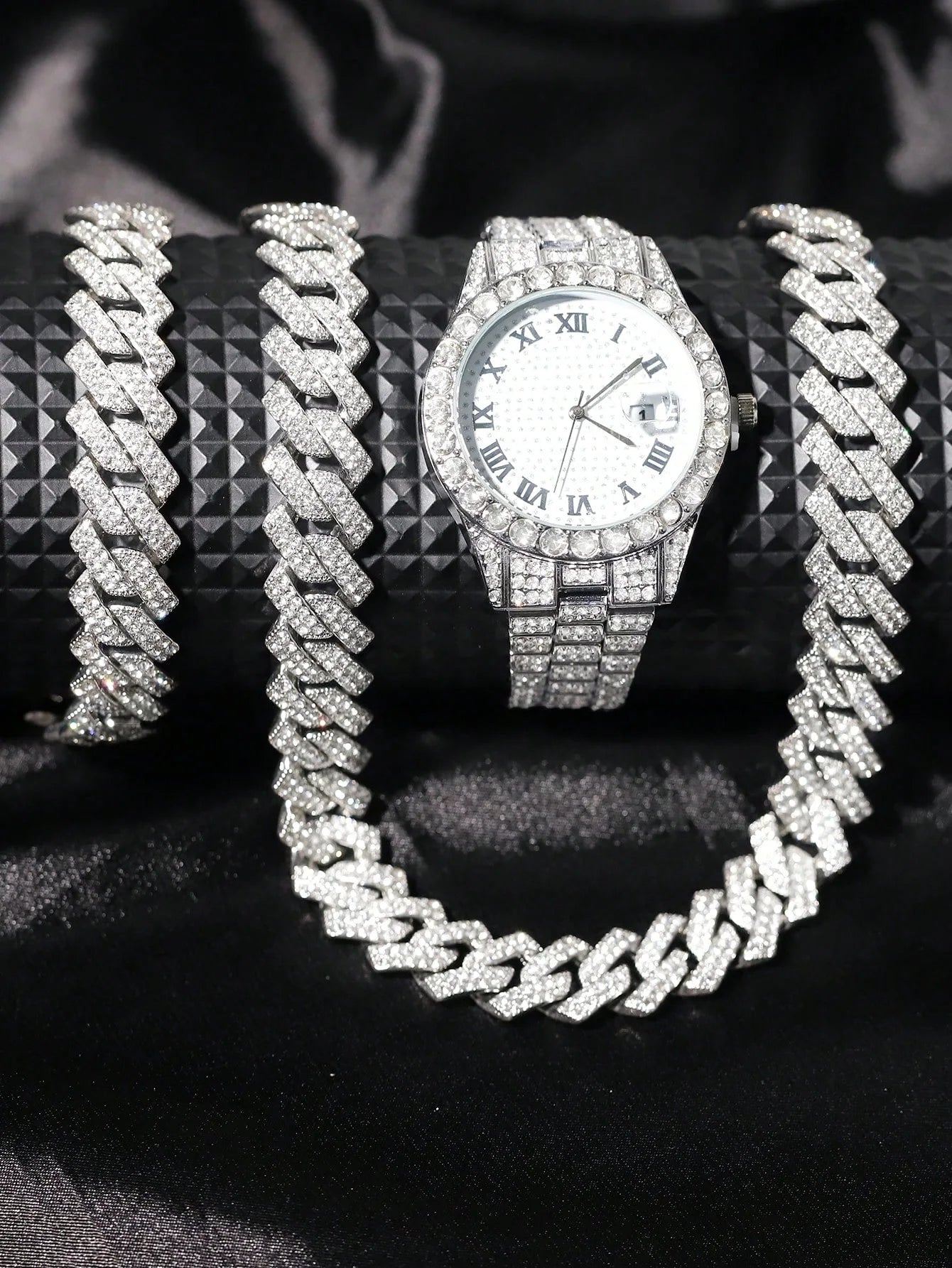 Pack Prestige Homme – Montre + Collier + Bracelet