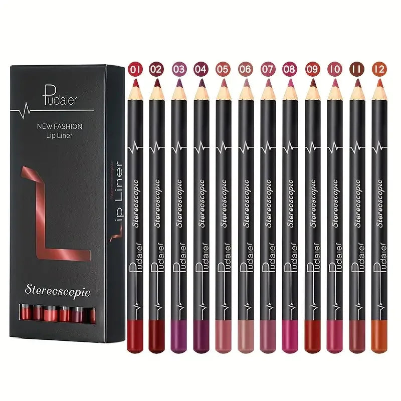 Coffret 12 Crayons Lèvres – Couleurs Ultra Tendance CIV